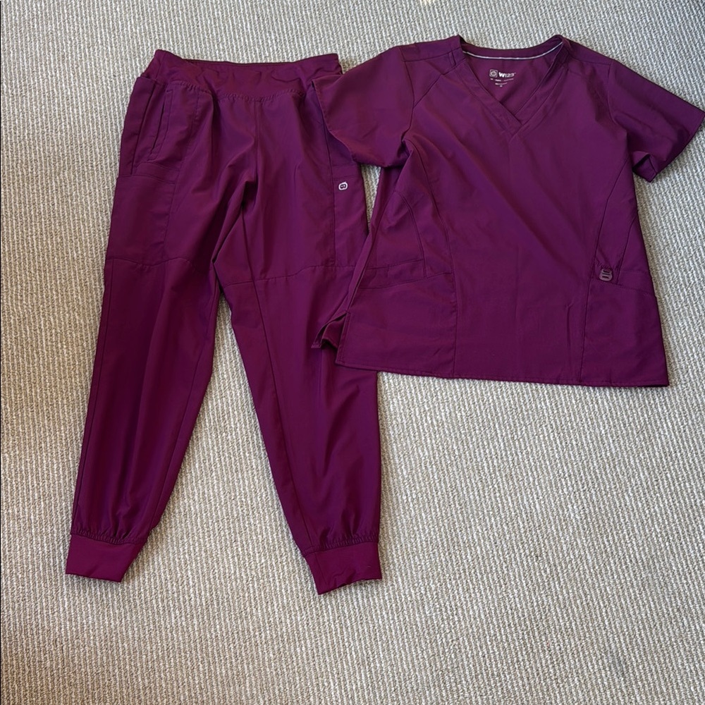 Purple Scrub Set
